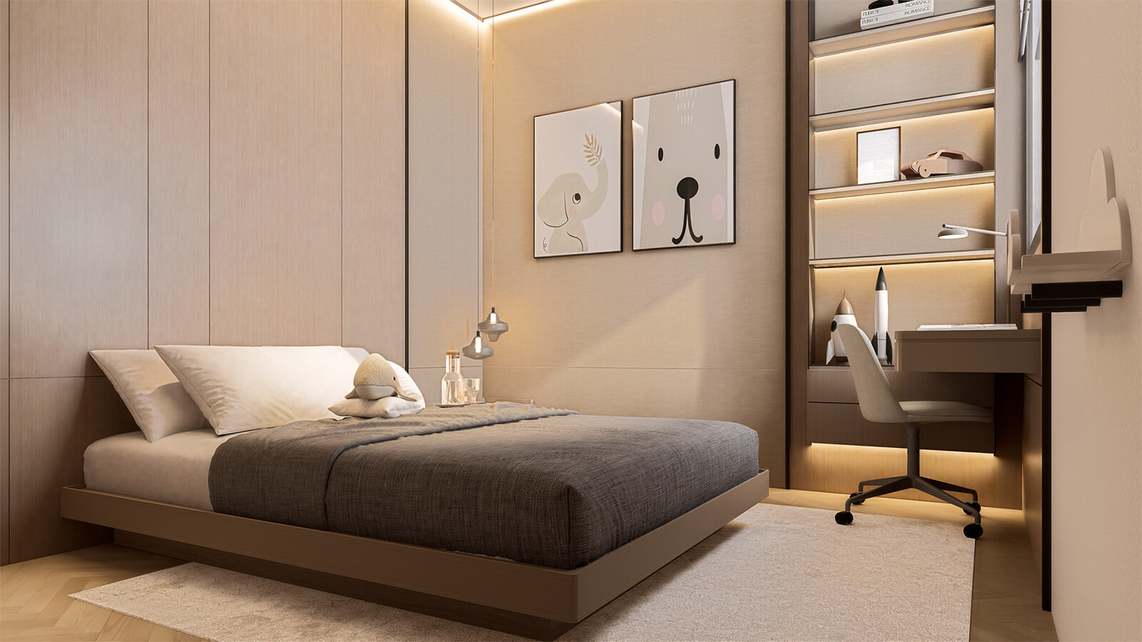 Căn hộ 2 phòng ngủ Taseco Giải Phóng